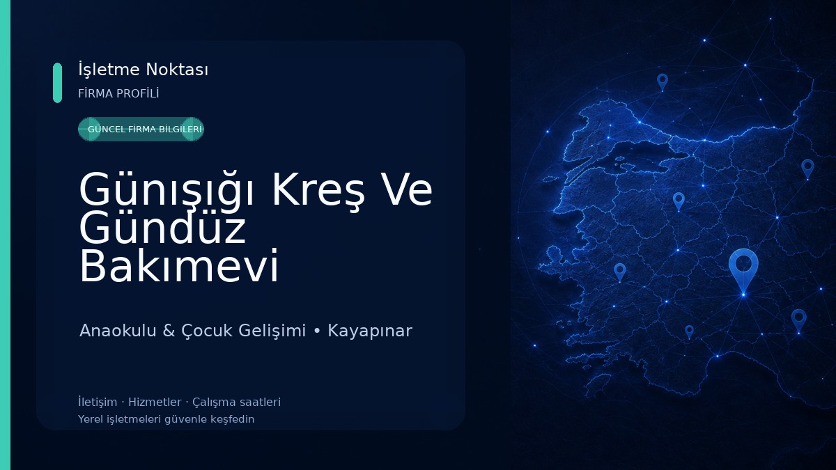 Günışığı Kreş Ve Gündüz Bakımevi Anaokulu & Çocuk Gelişimi