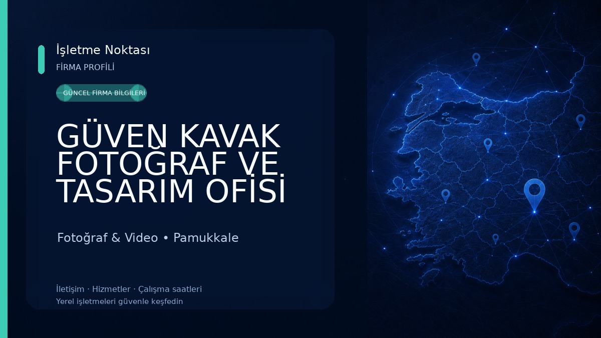 GÜVEN KAVAK FOTOĞRAF VE TASARIM OFİSİ Fotoğraf & Video