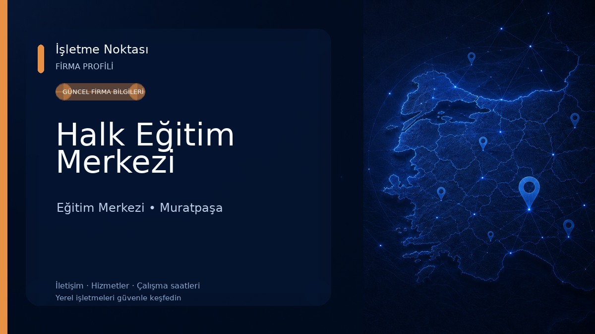 Halk Eğitim Merkezi Eğitim Merkezi