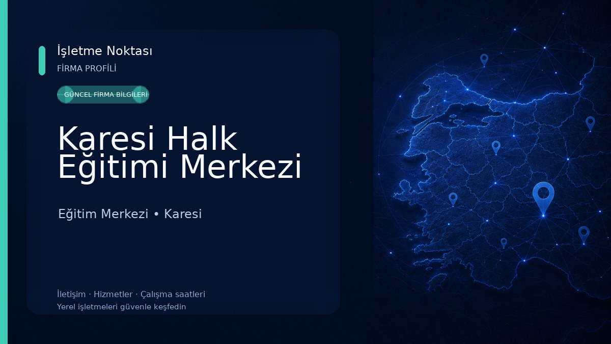 Karesi Halk Eğitimi Merkezi Eğitim Merkezi