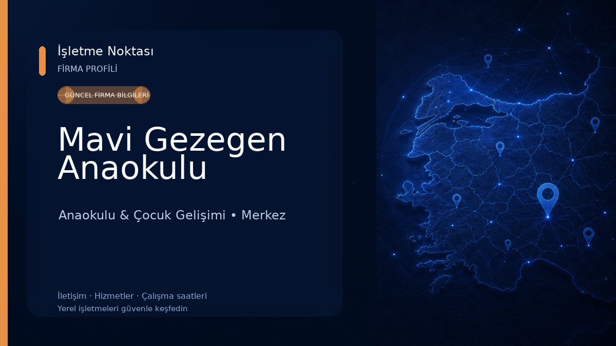 Mavi Gezegen Anaokulu Anaokulu & Çocuk Gelişimi