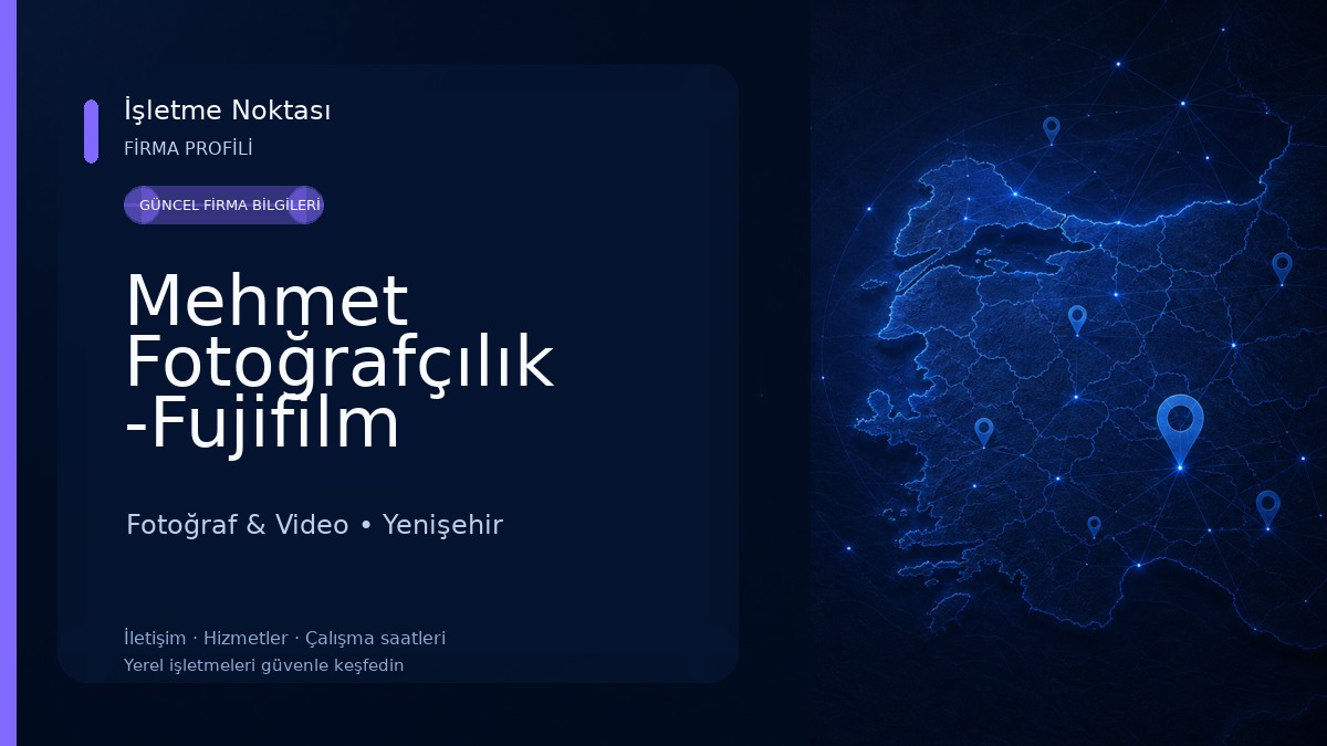 Mehmet Fotoğrafçılık -Fujifilm Diyarbakır Fotoğraf & Video