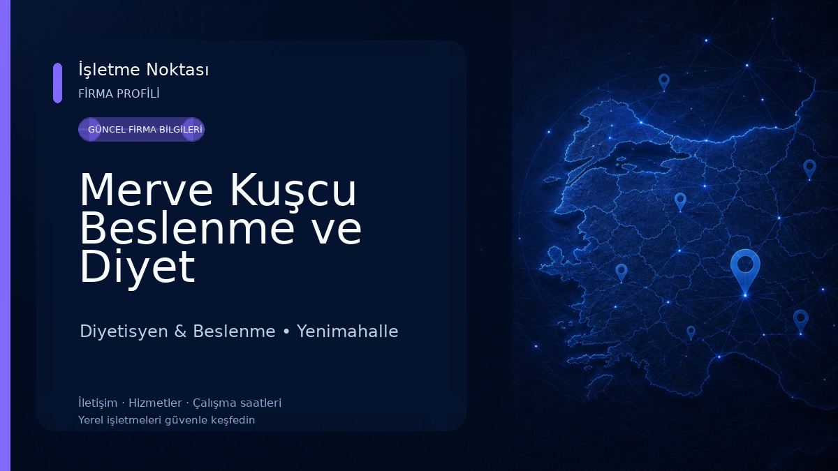 Merve Kuşcu Beslenme ve Diyet Kliniği(Batıkent Diyetisyen)