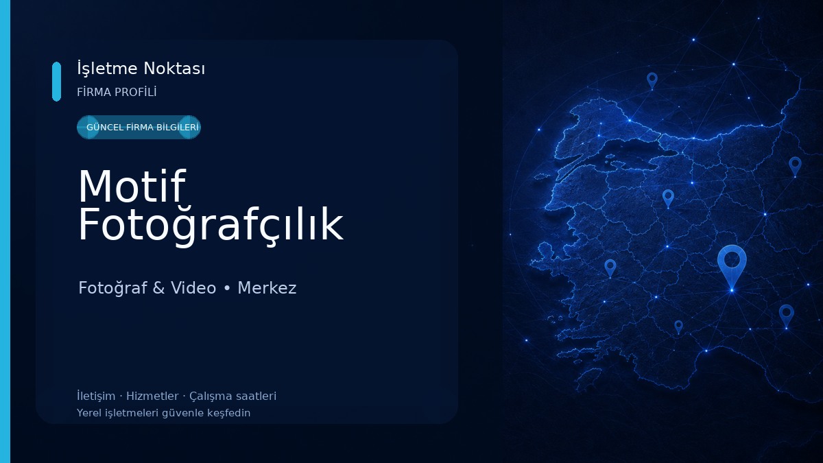 Motif Fotoğrafçılık Fotoğraf & Video
