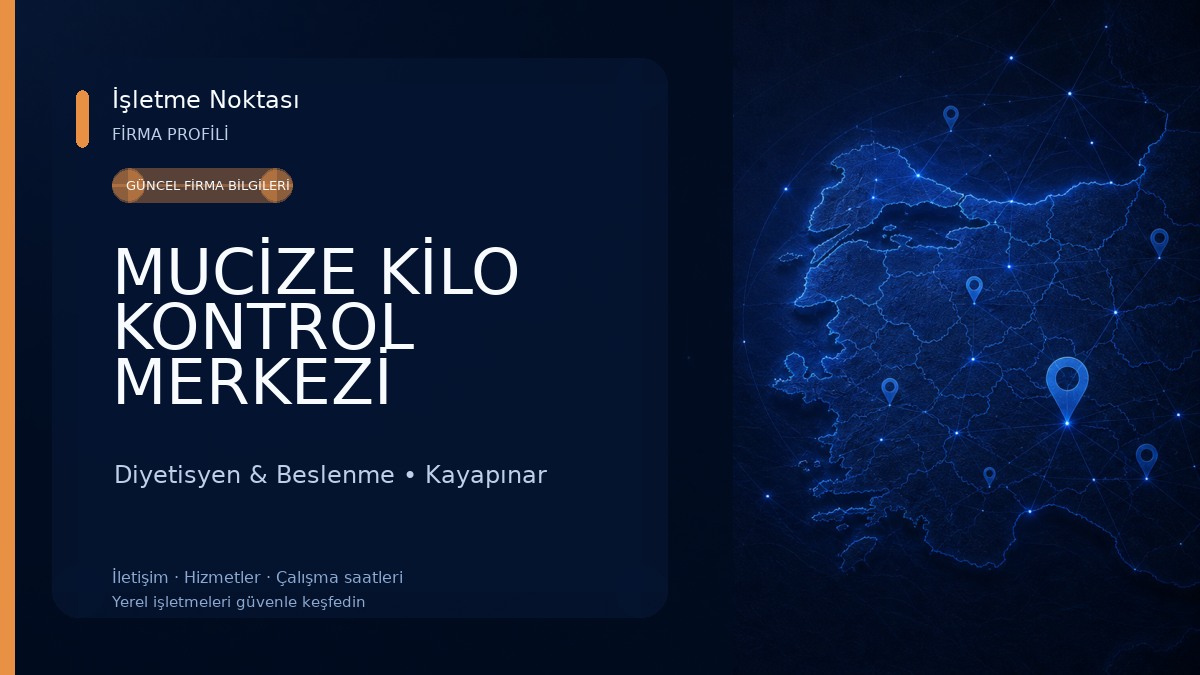 MUCİZE KİLO KONTROL MERKEZİ Diyetisyen & Beslenme