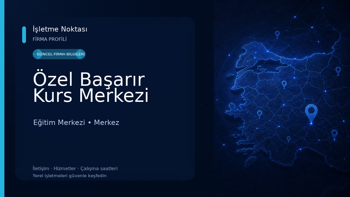 Özel Başarır Kurs Merkezi Eğitim Merkezi