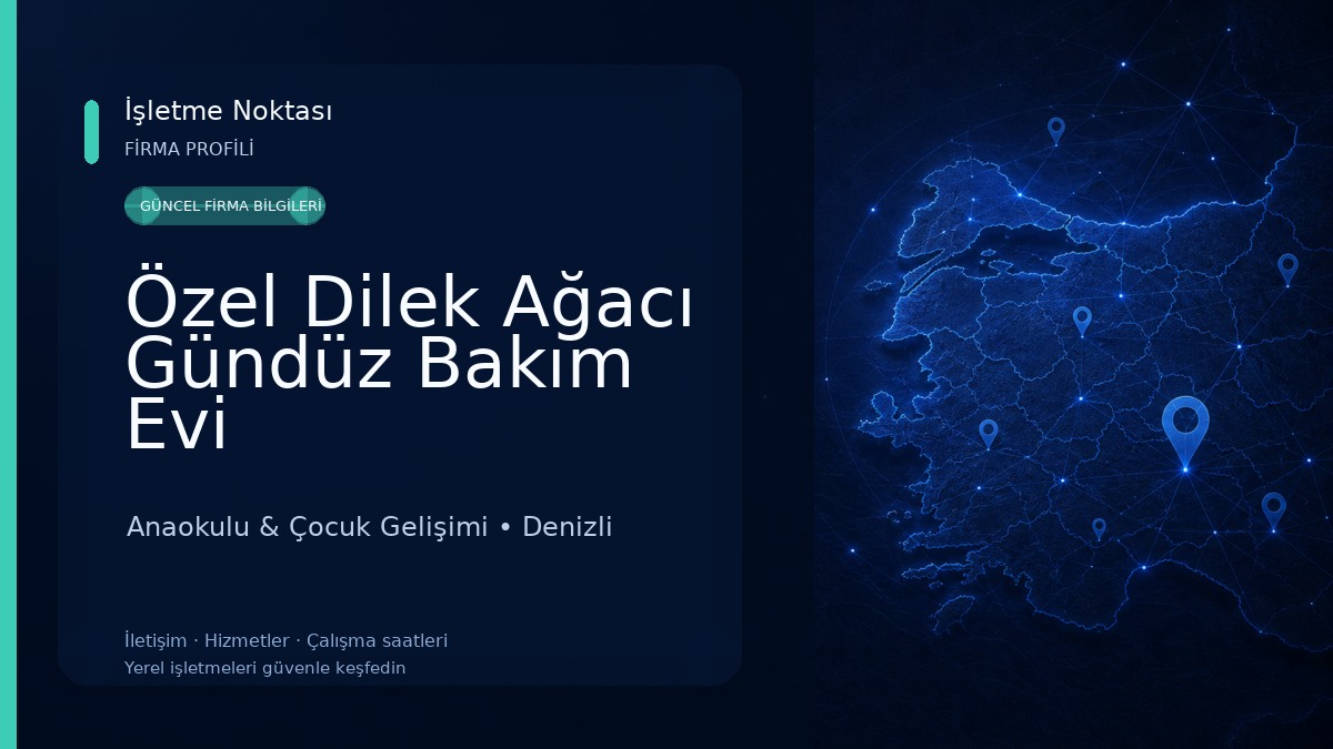 Özel Dilek Ağacı Gündüz Bakım Evi Anaokulu & Çocuk Gelişimi