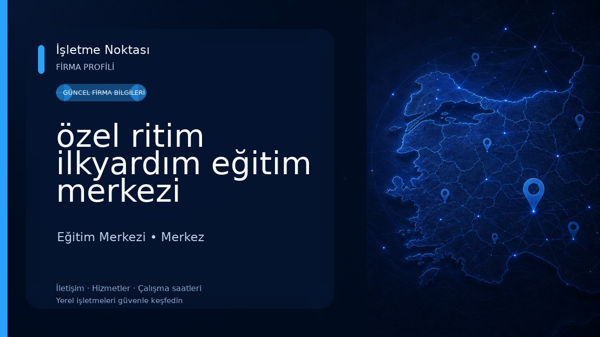 özel ritim ilkyardım eğitim merkezi 
