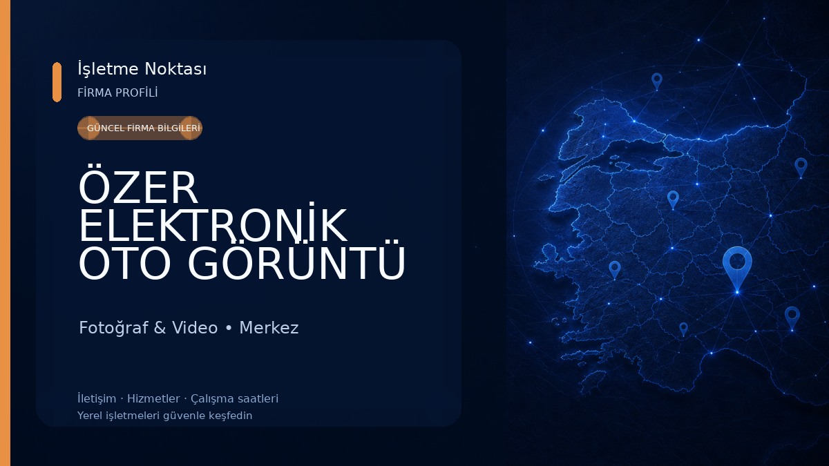 ÖZER ELEKTRONİK OTO GÖRÜNTÜ & SES SİSTEMLERİ Fotoğraf & Video