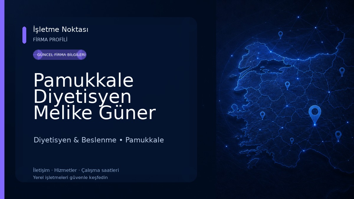 Pamukkale Diyetisyen Melike Güner 