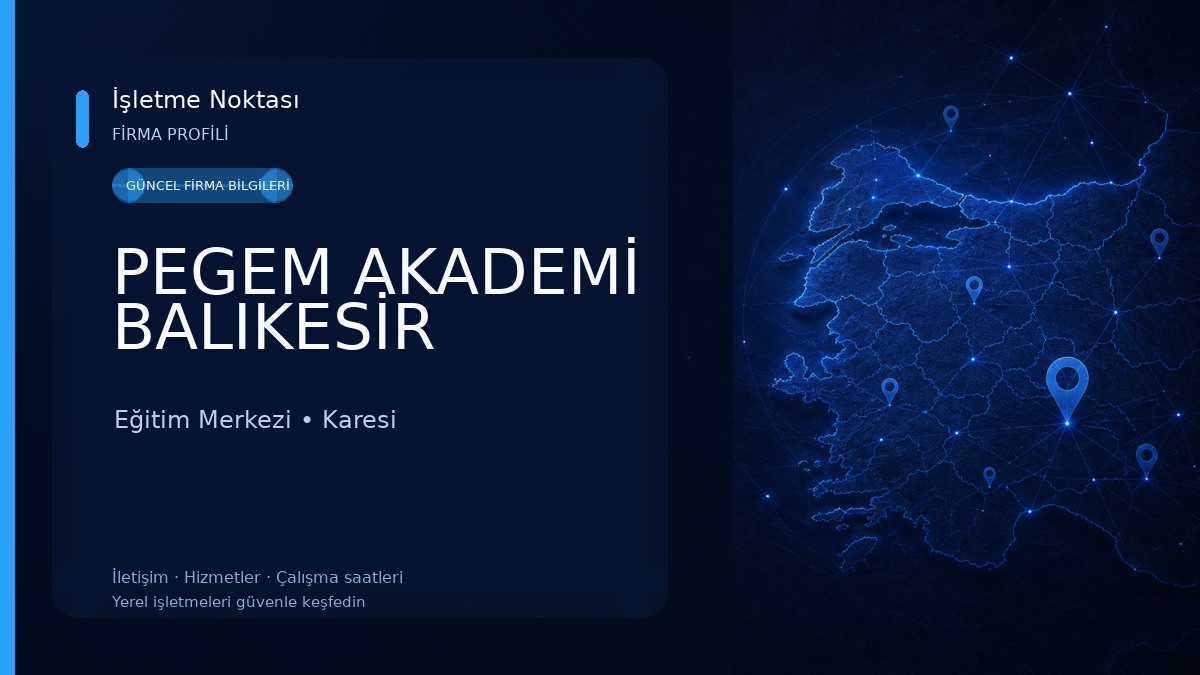 PEGEM AKADEMİ BALIKESİR Eğitim Merkezi