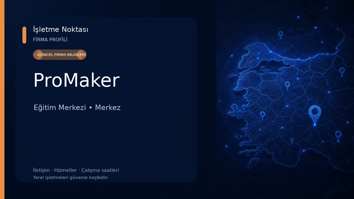 ProMaker Eğitim Merkezi