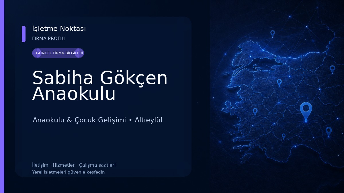 Sabiha Gökçen Anaokulu Anaokulu & Çocuk Gelişimi