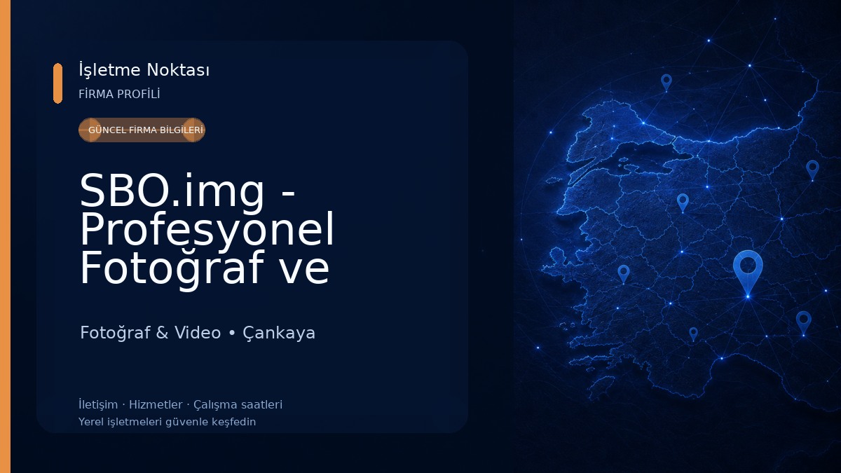 SBO.img - Profesyonel Fotoğraf ve Video Hizmetleri, Ankara Fotoğraf & Video