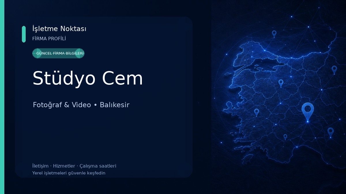 Stüdyo Cem Fotoğraf & Video