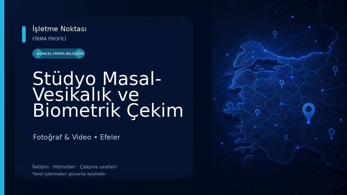 Stüdyo Masal- Vesikalık ve Biometrik Çekim Merkezi Fotoğraf & Video