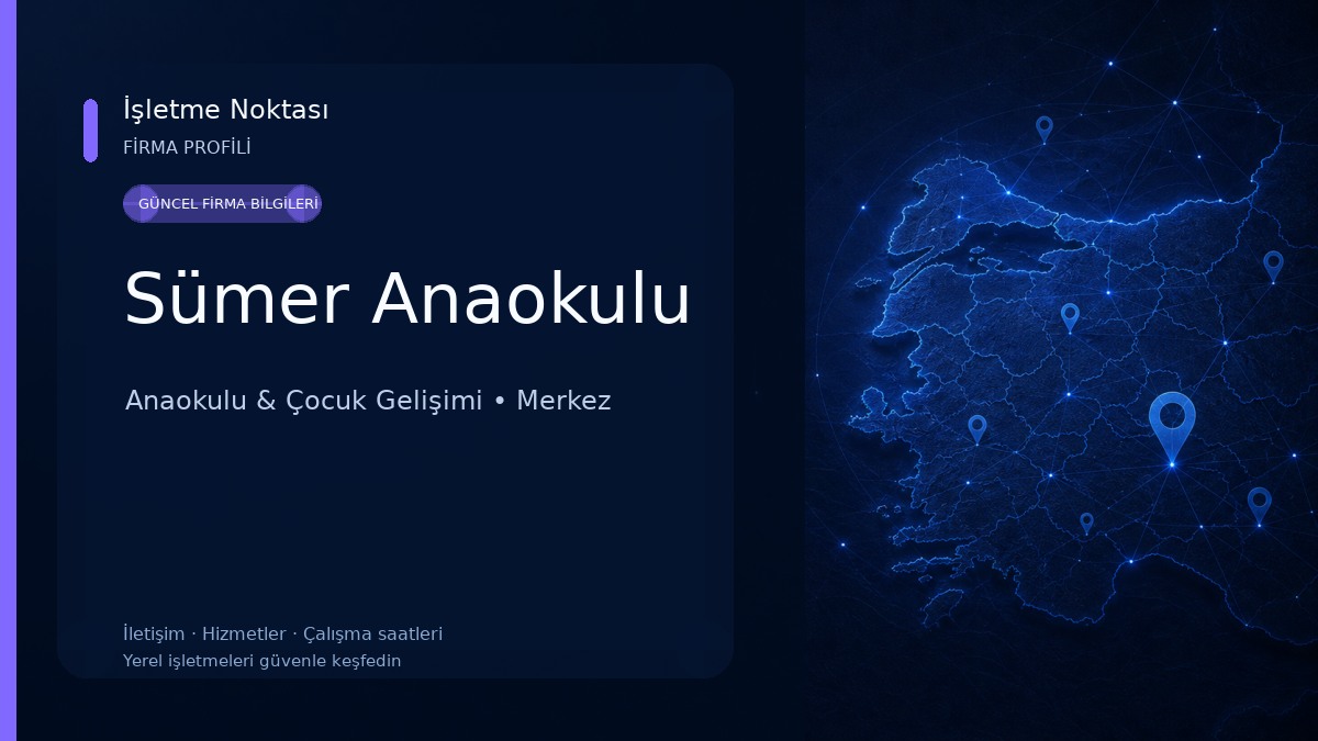 Sümer Anaokulu Anaokulu & Çocuk Gelişimi