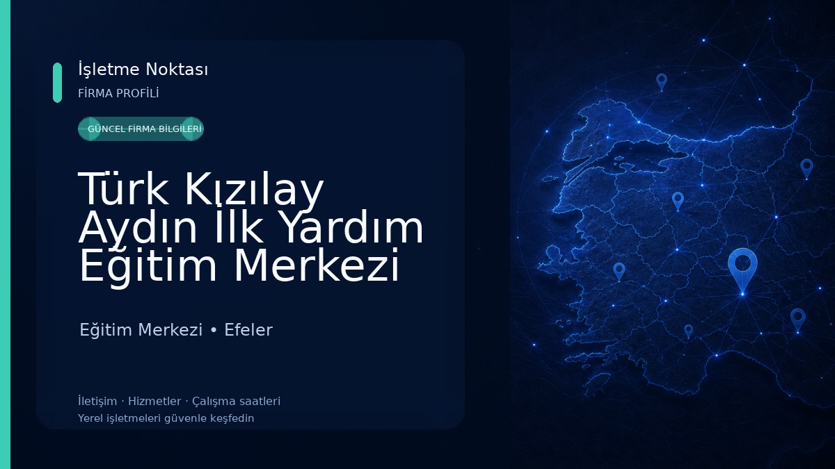 Türk Kızılay Aydın İlk Yardım Eğitim Merkezi Eğitim Merkezi