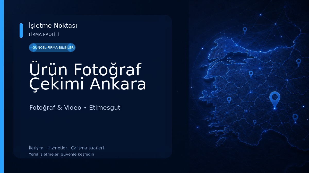 Ürün Fotoğraf Çekimi Ankara Fotoğraf & Video