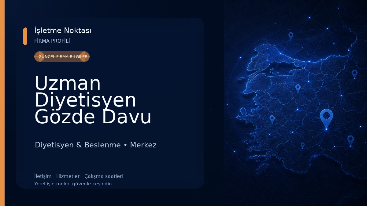 Uzman Diyetisyen Gözde Davu 
