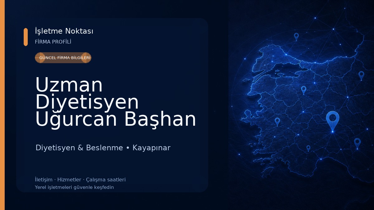 Uzman Diyetisyen Uğurcan Başhan Diyetisyen & Beslenme