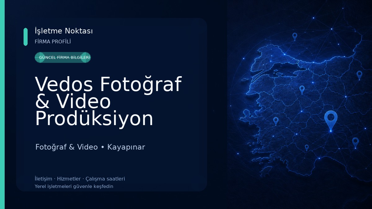 Vedos Fotoğraf & Video Prodüksiyon Fotoğraf & Video