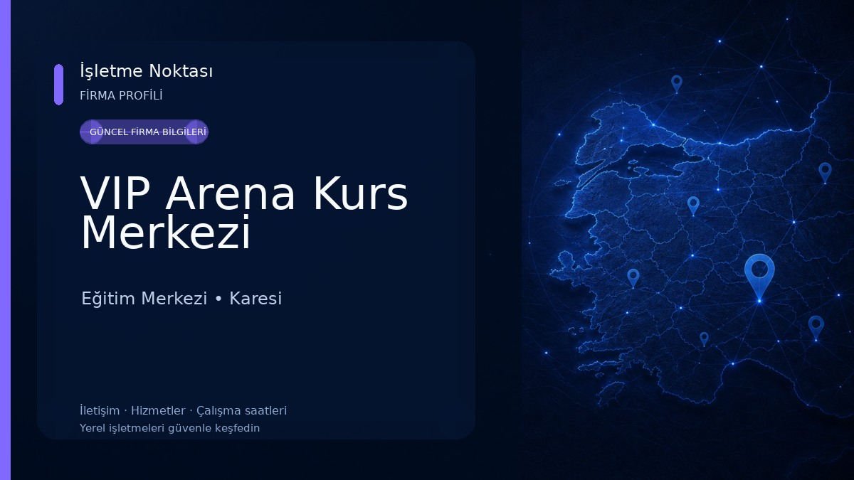 VIP Arena Kurs Merkezi Eğitim Merkezi