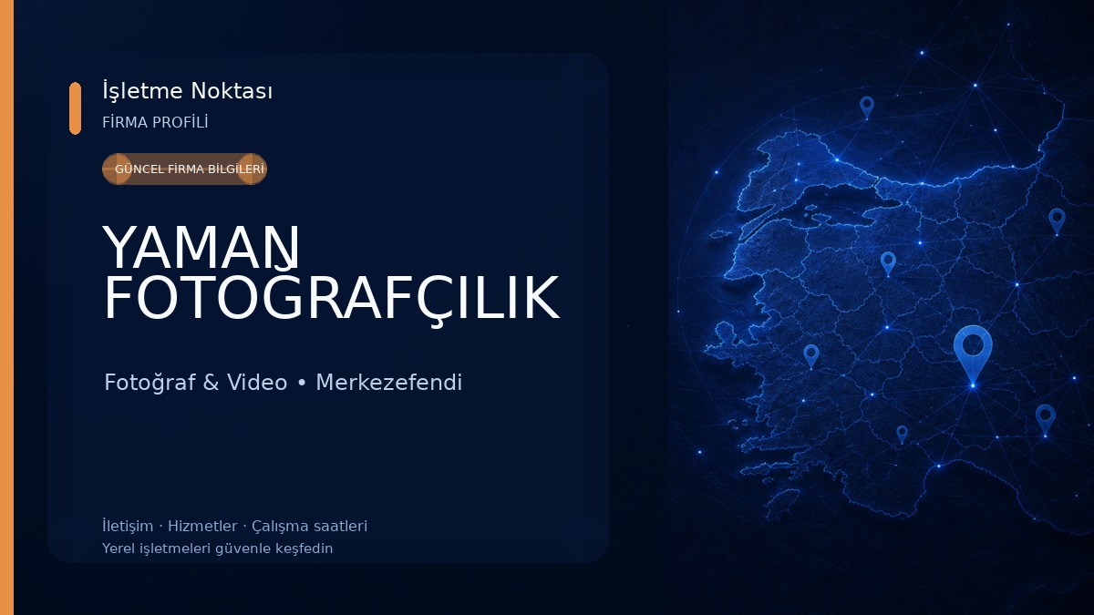 YAMAN FOTOĞRAFÇILIK 