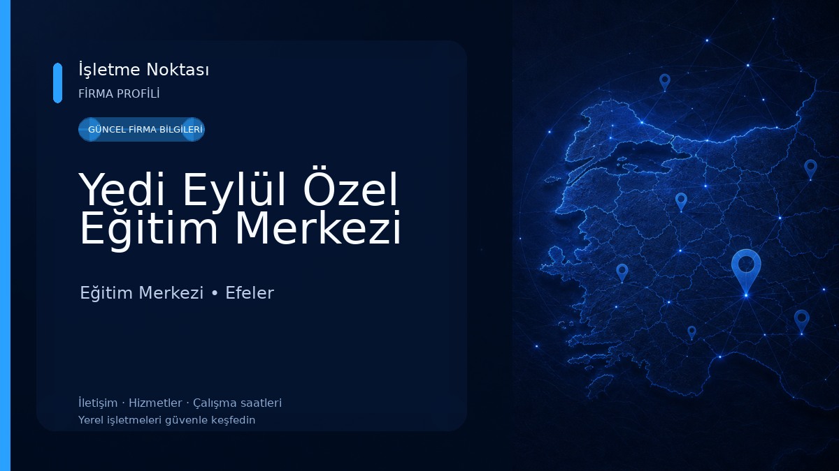Yedi Eylül Özel Eğitim Merkezi Eğitim Merkezi