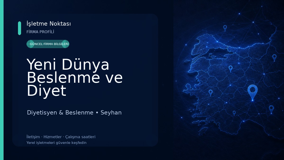 Yeni Dünya Beslenme ve Diyet Danışmanlığı Diyetisyen & Beslenme