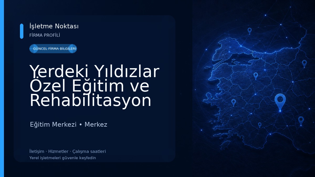 Yerdeki Yıldızlar Özel Eğitim ve Rehabilitasyon Merkezi Eğitim Merkezi